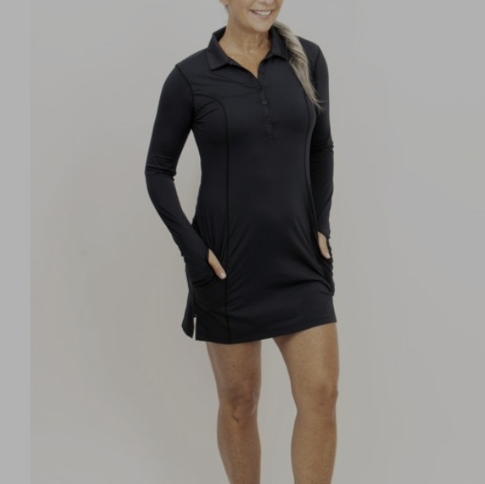 Bloq-UV polo dress